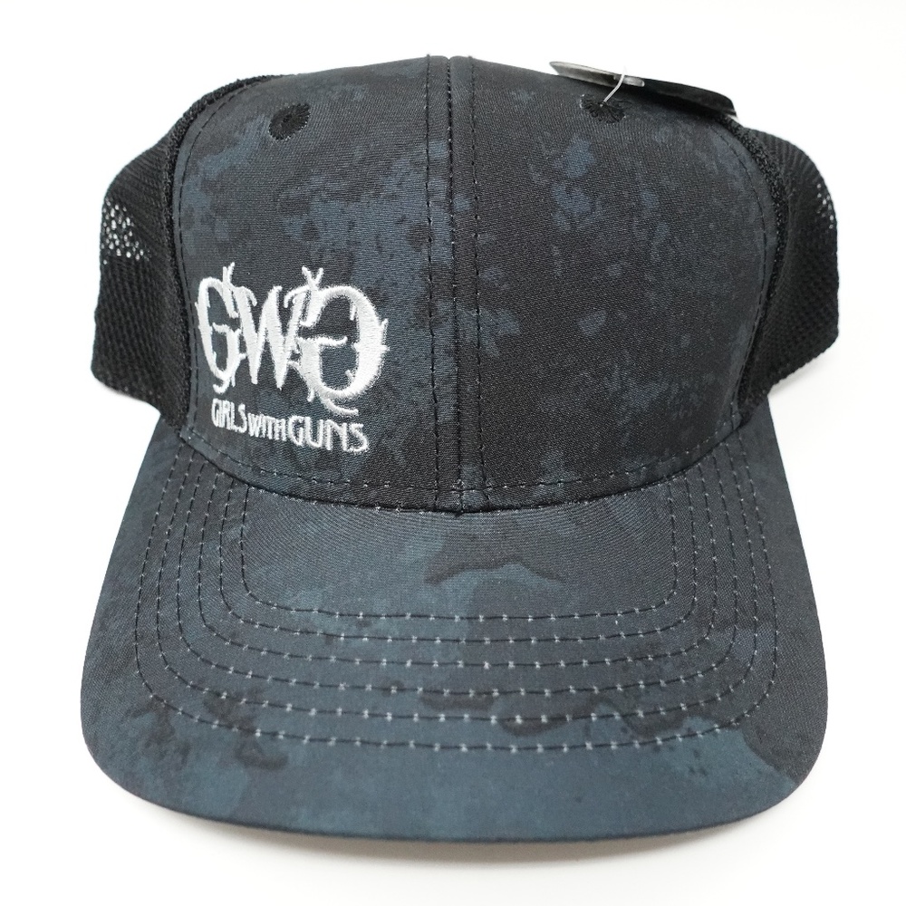Girls With Guns Camouflage Hat Cap Ladies OSFM Adjustable Snapback Trucker Camo